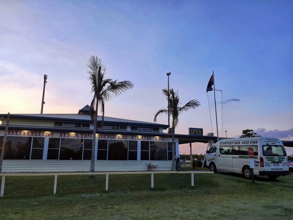 Burrum Heads Bowls Club Sunset